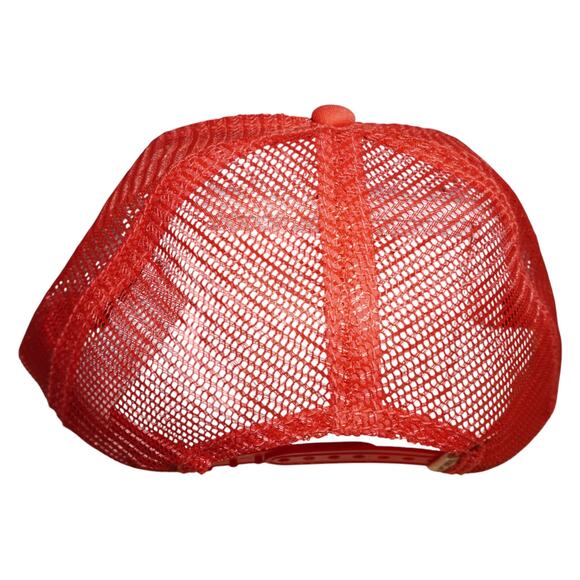 Billabong “Just Beachy” Trucker Hat Red White Mesh Snapback Surf Y2K Retro Cap - Picture 3 of 8